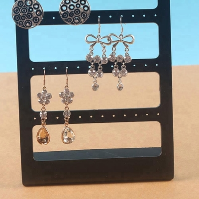 Plastikacrylschmuck-Ohrring-Präsentationsständer-Hochglanz-Acrylschmuck-Stand