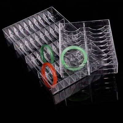 Acrylarmband-Gestell-Acrylhalsketten-Stand des Countertop-PMMA für Supermall