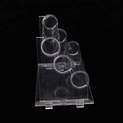 Klarer Acryl- Schmuck-hängende Halsketten-Anzeige mit Acryl-Rod