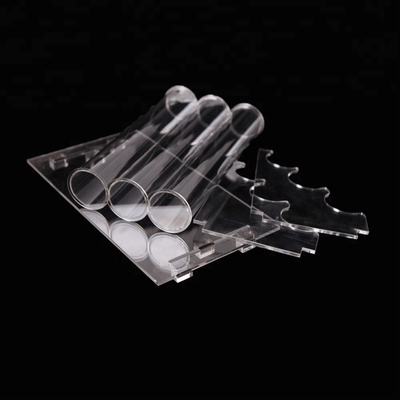 Klarer Acryl- Schmuck-hängende Halsketten-Anzeige mit Acryl-Rod