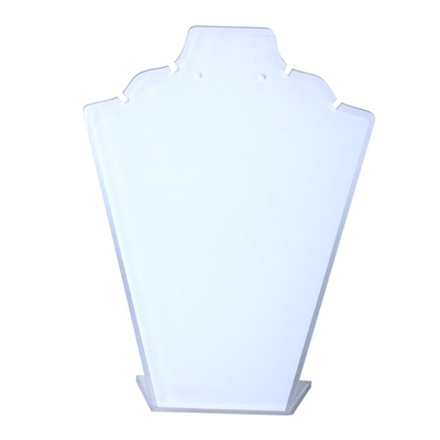 Kundengebundene Acrylspitzen-Schmuck-Anzeige des halsketten-Stand-leichten Schlages weit angewendet