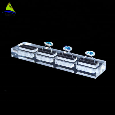 Acryl kundengebundener Ring-Darstellungs-Finger-Ring-Ausstellungsstand