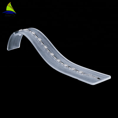 Kommerzielle anti- Spitzenacrylstärke der boutiquen-Schmuck-Armband-Anzeigen-5mm