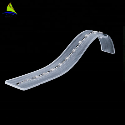Kommerzielle anti- Spitzenacrylstärke der boutiquen-Schmuck-Armband-Anzeigen-5mm