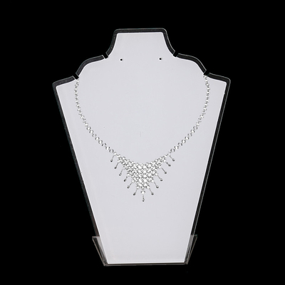 Acrylhalskettenanzeige, Halskette jewels Präsentationsständer für Ausstellungsanzeige