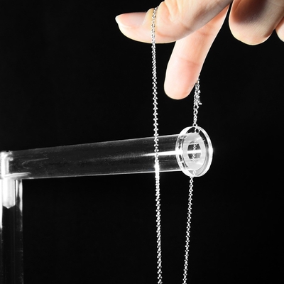Neuer kundenspezifischer klarer Acrylarmband-/Halsketten-Schmuck-Präsentationsständer