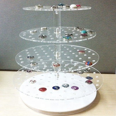Kristallpolnisch des umweltfreundlicher Countertop-Acrylschmuck-Halter-3mm