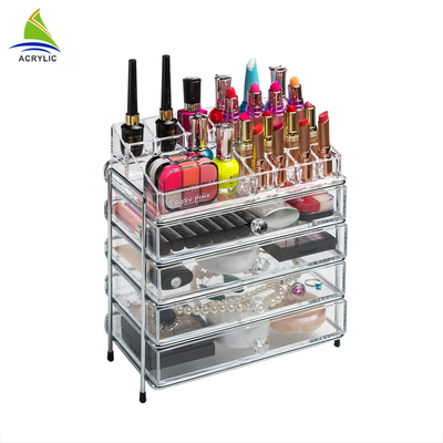 REIHEN-Anzeigen-Regal des eleganten Fach-Magazin-freien Raumes des Make-upspeicher-4 Acryl