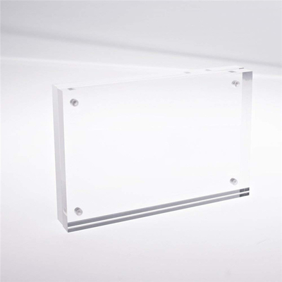 Countertop-Acrylbilderrahmen-Stand, der magnetische ISO-Bescheinigung heiratet