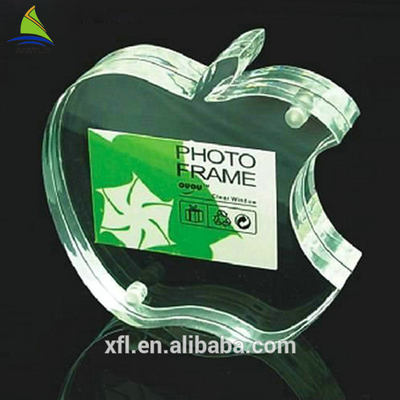 Klare transparente klare Acryl-Rahmen-Acrylfoto-Block-Laser-Stanzen