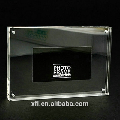 Klare transparente klare Acryl-Rahmen-Acrylfoto-Block-Laser-Stanzen