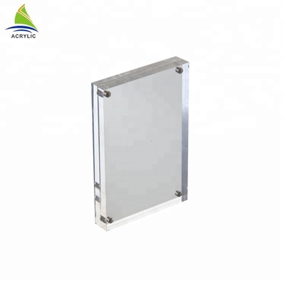 Kundenspezifischer magnetischer Bilderrahmen-an der Wand befestigter Acrylfoto-acrylsauerrahmen