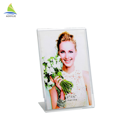 Quadratisches Acrylfoto gestaltet Doppeltes mit magnetischer Beistand-Acrylfoto-Rahmen