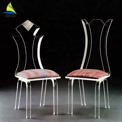 Hotel-kundenspezifische Acrylmöbel-unterschiedliche Arten-recht bunte Acrylprinzessin Chair