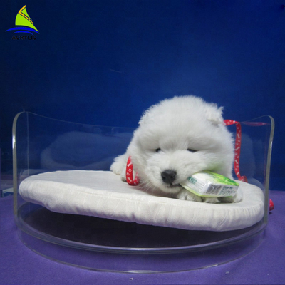 Soem-Fabrik-Versorgungs-Designer-Acrylbett/Schlafcouch für den Schoßhund handgemacht