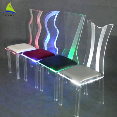 Schlafzimmer-kundenspezifische Acrylmöbel-umweltfreundlicher klarer transparenter Acrylstuhl