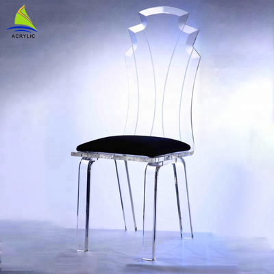 Schlafzimmer-kundenspezifische Acrylmöbel-umweltfreundlicher klarer transparenter Acrylstuhl