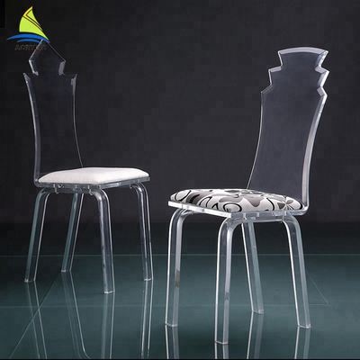 Schlafzimmer-kundenspezifische Acrylmöbel-umweltfreundlicher klarer transparenter Acrylstuhl