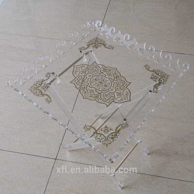 Kundenspezifische Acrylacrylumweltsmäßigmöbel-Acrylklapptisch des möbel-freien Raumes