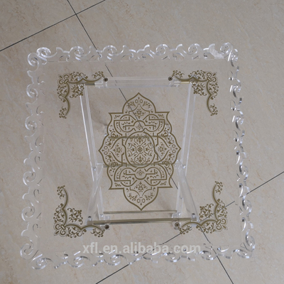 Kundenspezifische Acrylacrylumweltsmäßigmöbel-Acrylklapptisch des möbel-freien Raumes