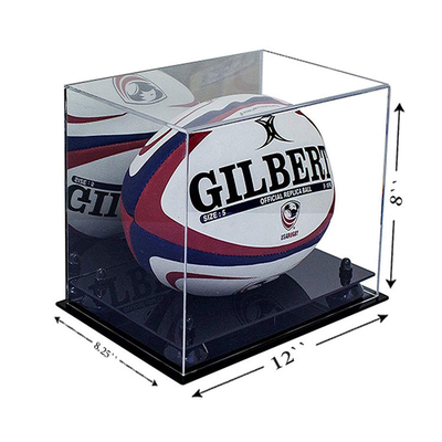 RUGBY-Einkommen des klaren Acryleinkommen-Kasten-Sport-Produkt-Geschäfts-Tischplatten-freien Raumes Acryl