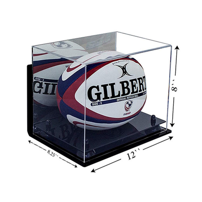 RUGBY-Einkommen des klaren Acryleinkommen-Kasten-Sport-Produkt-Geschäfts-Tischplatten-freien Raumes Acryl