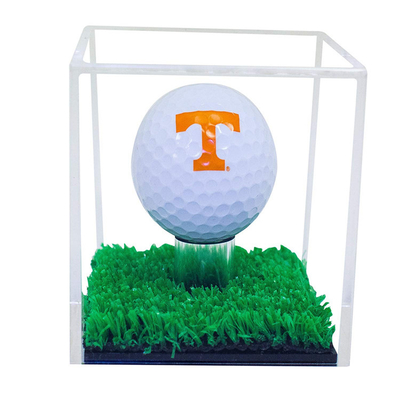 Moderne quadratische kleine Acrylgolfball-Schaukarton-hohe Härte-Flachheit