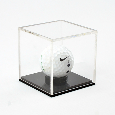 Kundengebundenes Acrylschaukarton-elegantes kleines Acrylgolfball-Einkommen