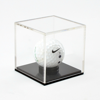 Kundengebundenes Acrylschaukarton-elegantes kleines Acrylgolfball-Einkommen