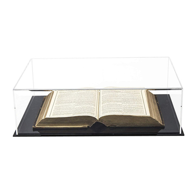 Deluxer klarer großer Buch-Anzeigen-Speicher-Acrylsauerfall