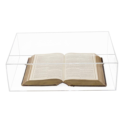 Deluxer klarer großer Buch-Anzeigen-Speicher-Acrylsauerfall
