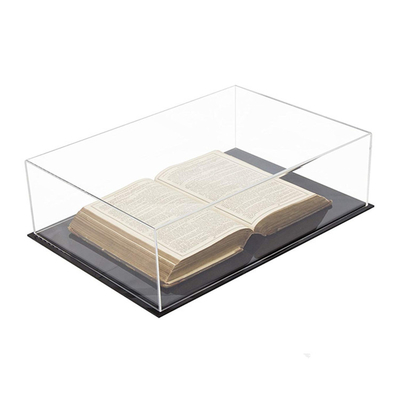 Deluxer klarer großer Buch-Anzeigen-Speicher-Acrylsauerfall