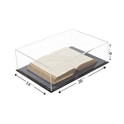 Deluxer klarer großer Buch-Anzeigen-Speicher-Acrylsauerfall