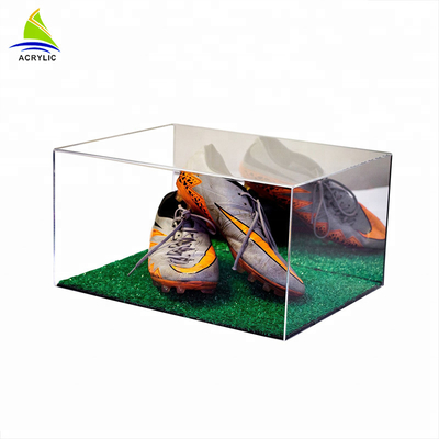 Transparentes Acrylplexiglas-Acrylschuhkarton des darstellungs-Kasten-freien Raumes mit Deckel