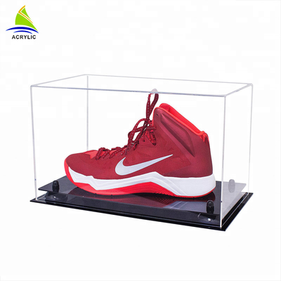 Transparentes Acrylplexiglas-Acrylschuhkarton des darstellungs-Kasten-freien Raumes mit Deckel