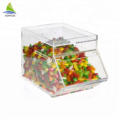 Eleganter kleiner süßer Anzeigen-Plexiglas-süßer acrylsauerkasten-glatte Oberfläche