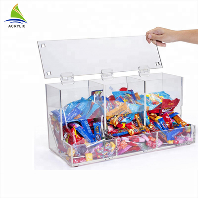Eleganter kleiner süßer Anzeigen-Plexiglas-süßer acrylsauerkasten-glatte Oberfläche