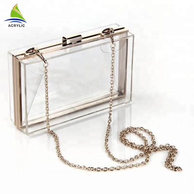 Professionelle modische klare kundenspezifische Acrylhandtasche 18×4.5×11 cm CER Bescheinigung