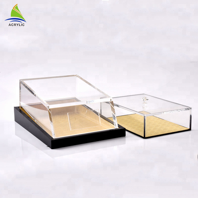 Hoher Plexiglas-Speicher-Verpackenkasten-kundenspezifischer quadratischer Acrylginseng-Kasten