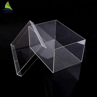 Organisches Glas-kundenspezifische klare Acrylschuhkartons