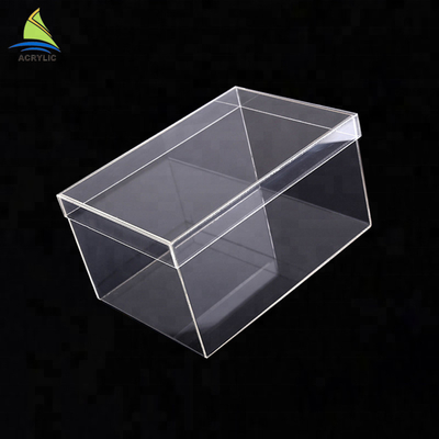 Organisches Glas-kundenspezifische klare Acrylschuhkartons