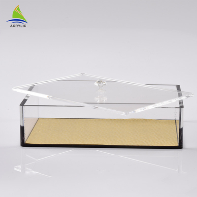 Förderndes Acrylmagazin-transparentes Plexiglas-Acrylrechteck-Kasten