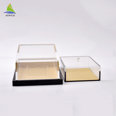 Förderndes Acrylmagazin-transparentes Plexiglas-Acrylrechteck-Kasten