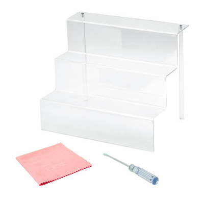 Hoher transparenter klarer abgestufter acrylsauerschritt-Acrylanzeige der Ausstellungsstand-3