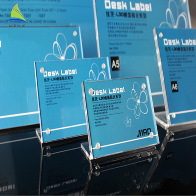 Reine Leben-Rahmen Acryll Form-Zeichen-Anzeigen-Halter der hohen Qualität