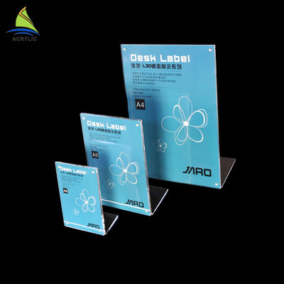 Reine Leben-Rahmen Acryll Form-Zeichen-Anzeigen-Halter der hohen Qualität