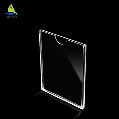 Qualitäts-Garantie-Schreibtisch-Zeichen-Halter-Karten-Anzeigen-Acrylaufkleber-Stand auf Tabelle