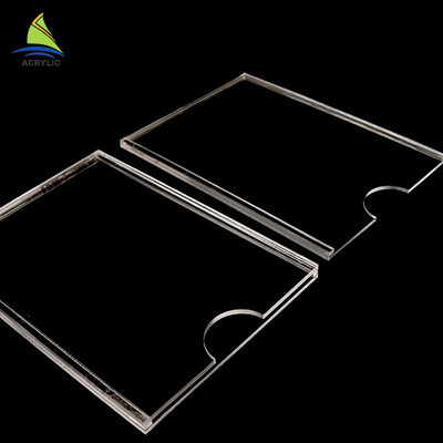 Qualitäts-Garantie-Schreibtisch-Zeichen-Halter-Karten-Anzeigen-Acrylaufkleber-Stand auf Tabelle