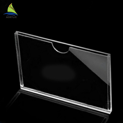 Qualitäts-Garantie-Schreibtisch-Zeichen-Halter-Karten-Anzeigen-Acrylaufkleber-Stand auf Tabelle