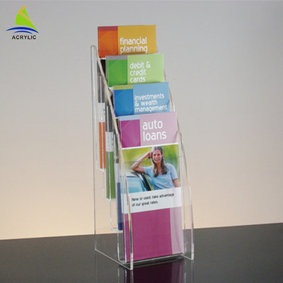 360 Grad Acrylpapierhalter des Anzeige Countertop-freien Raumes klar drehend